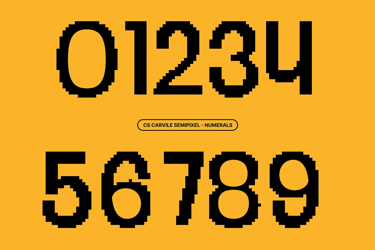 CS Carvile Semipixel, a Sans Serif Font by Craft Supply Co. (Photo 4 of 8)