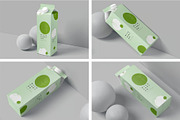 Litre Milk Carton Mockups, a Packaging Mockup by megostudi0 (Thumbnail 1 of 6)