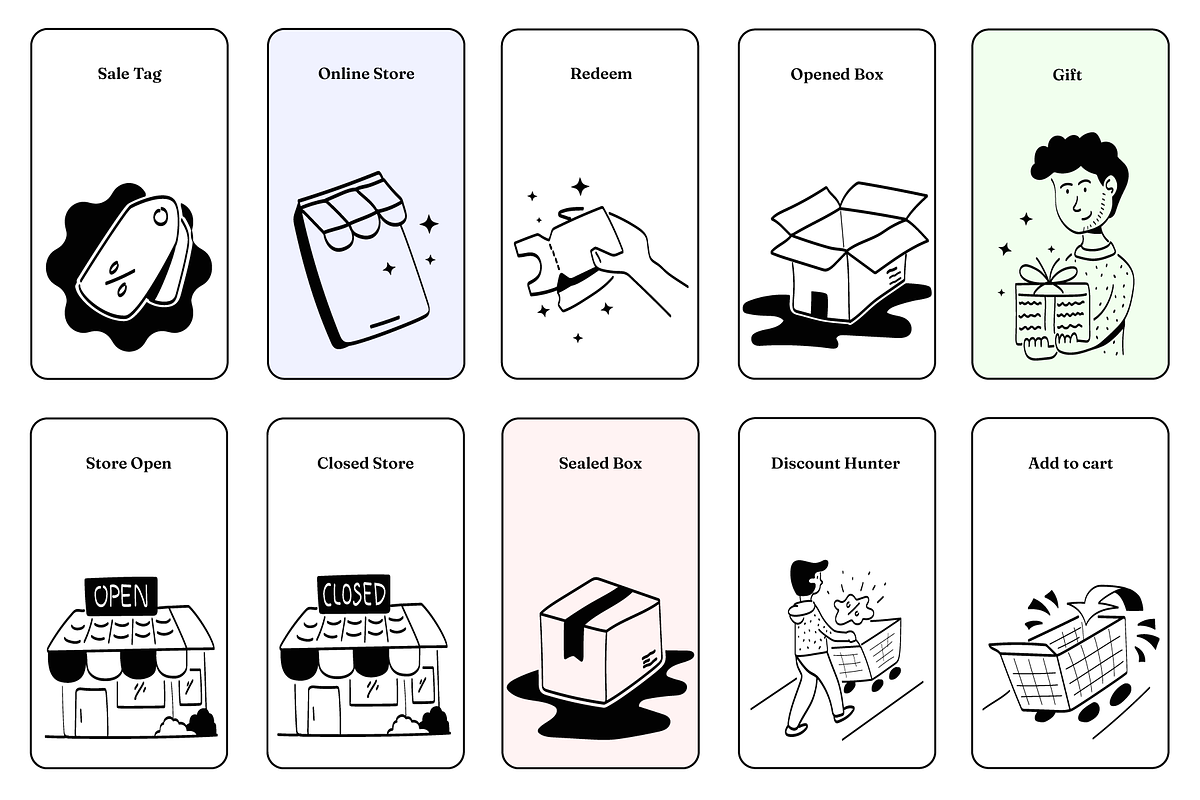 26 UX Illustration | eCommerce, a Work Illustration by Directico Design Kit (Photo 3 of 5)