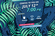 Jungle Fever Summer Party Flyer, a Flyer Template by pixart_pm (Thumbnail 4 of 5)