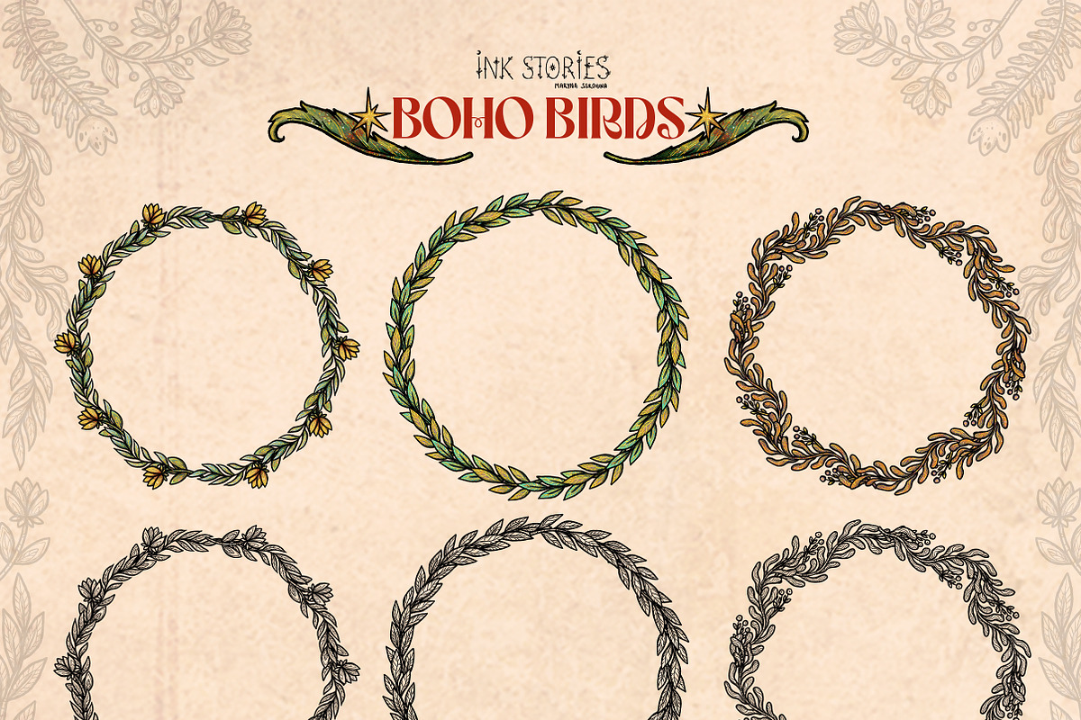 Boho Birds, an Animal Illustration by Ink Stories (Photo 13 of 16)