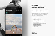 REFORM / Fitness Social Media Kit, a Social Media Template by Studio Dara (Thumbnail 5 of 15)