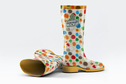 Gumboots Mock-Up, an Apparel Mockup by DesignRushMarket (Thumbnail 5 of 7)