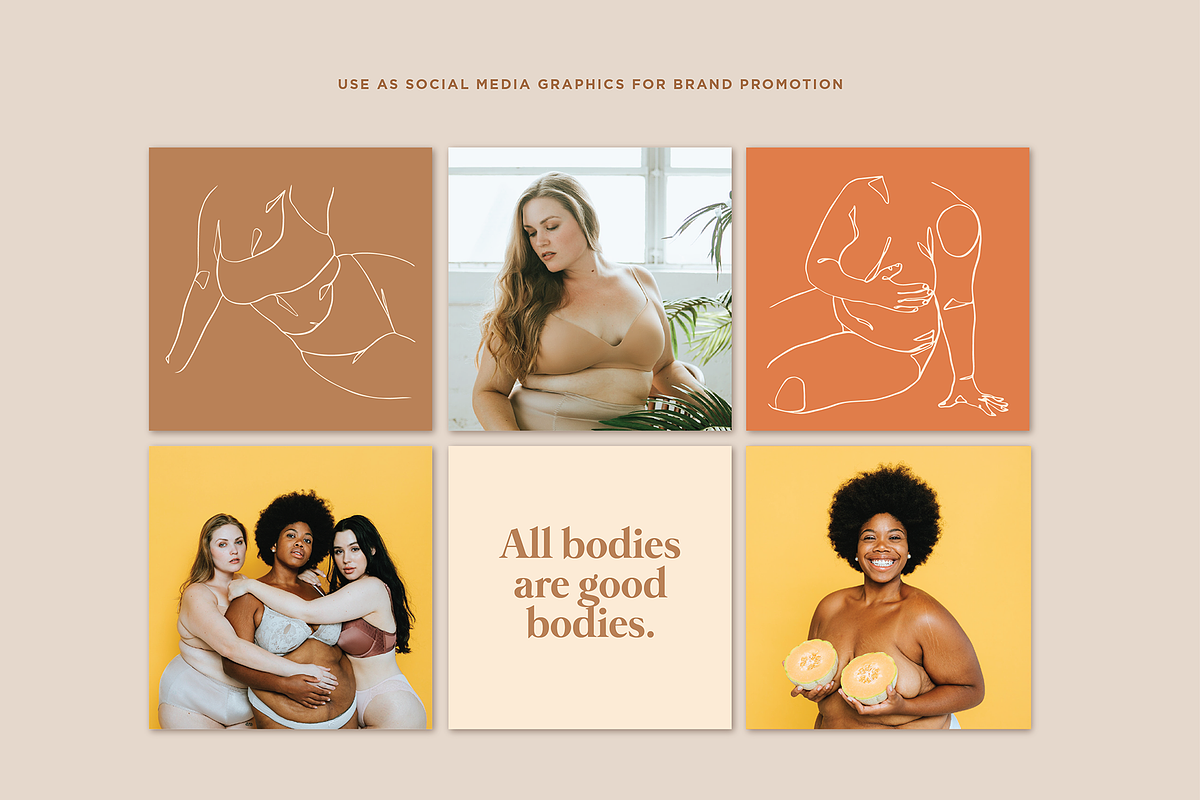 Body Positive Female Figure Line Art, a Person Illustration by Rough Edges Supply Co. (Photo 9 of 10)