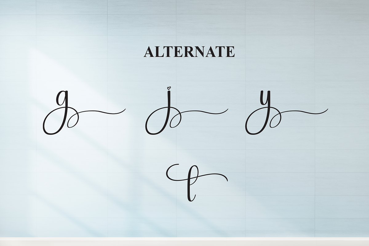Eighteen | Script Font, a Handwritten Font by Scratchones (Photo 8 of 9)