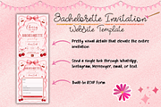 Cherry on Top Hen Party RSVP Website, a Social Media Template by bellaROSEworkshop (Thumbnail 4 of 5)