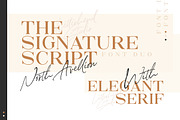 North Avellion - Script & Serif Duo, a Serif Font by Letterhend Studio (Thumbnail 4 of 10)
