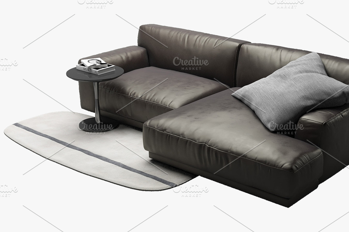 Paris-Seoul sofa 1 3d model, a Furniture 3D Model by 3dmitruk (Photo 4 of 8)