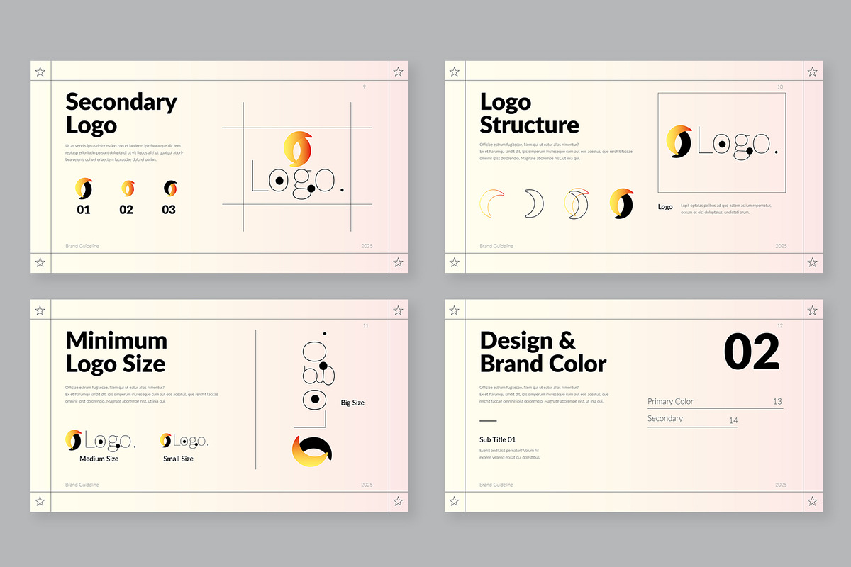 Brand Guideline Presentation Layout, a Presentation Template by ContestDesign (Photo 4 of 6)