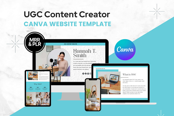 UGC Content Creator Canva Website preview 7