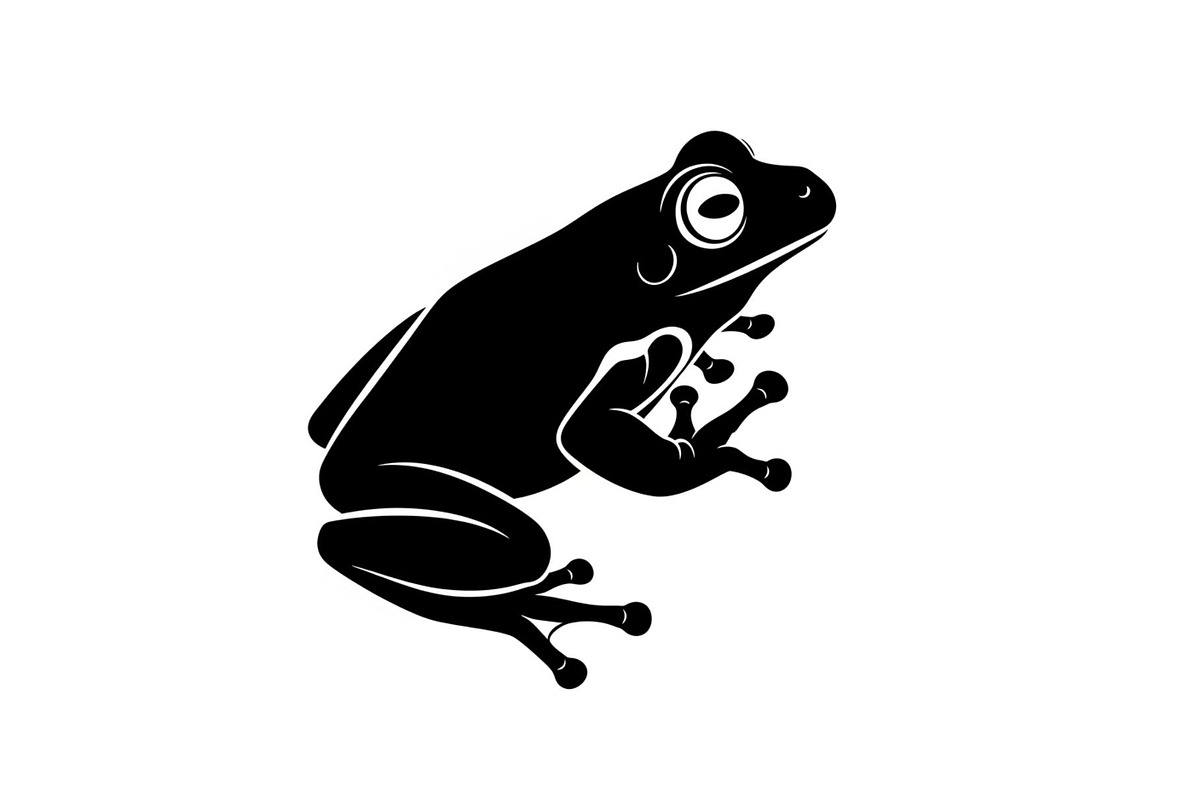 Frog Silhouette Vector Bundle, an Illustration by jahid234 (Photo 23 of 46)