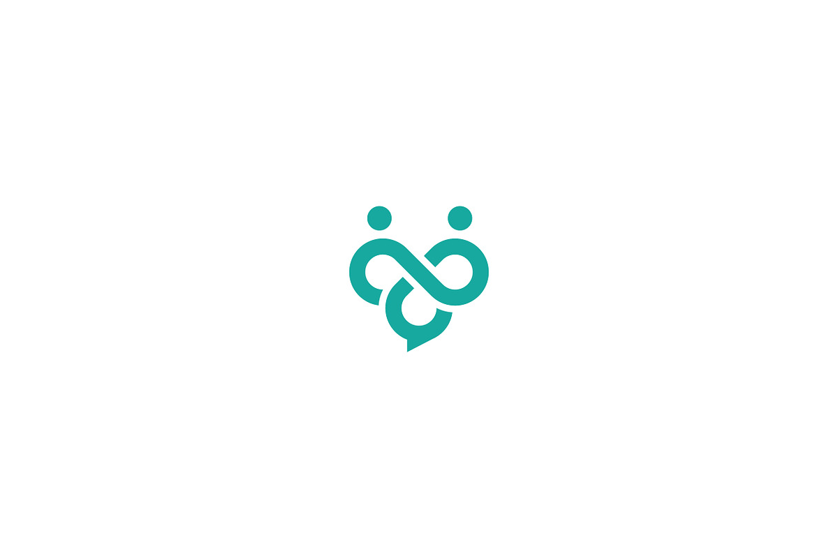 Modern Infinity Chat Logo, a Graphic by arhabib (Photo 1 of 7)