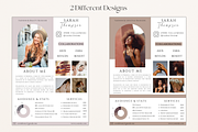 Blogger Media Kit Template Canva, a Marketing Template by Boltik Studio (Thumbnail 5 of 5)