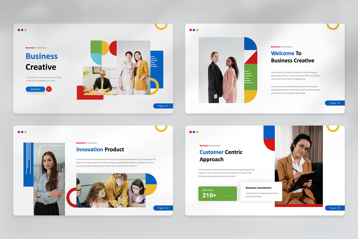 Business Creative Keynote Template, a Presentation Template by SquidPixey (Photo 2 of 7)