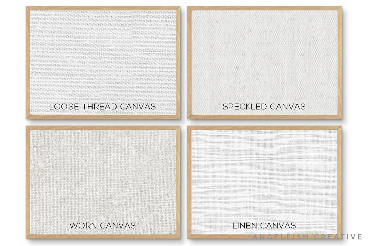 Canvas Textures Procreate Brush Set, a Brush Add-On by AngelfishCreative (Photo 7 of 12)