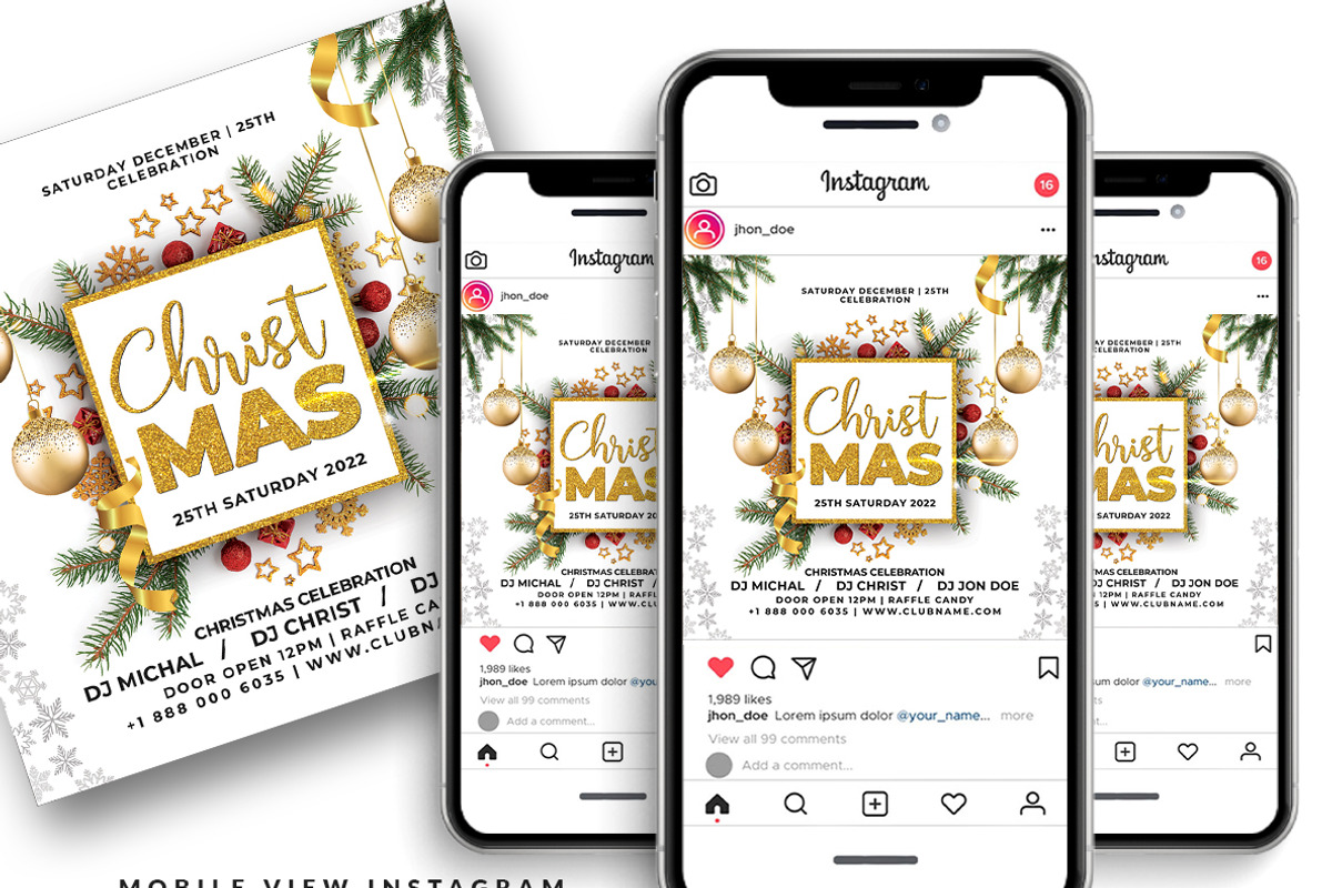 Christmas Flyer, a Flyer Template by AfzaalGraphics (Photo 2 of 2)