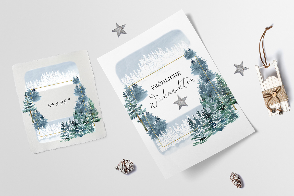 Winter Forest, an Animal Illustration by JennyColorArt (Photo 3 of 6)