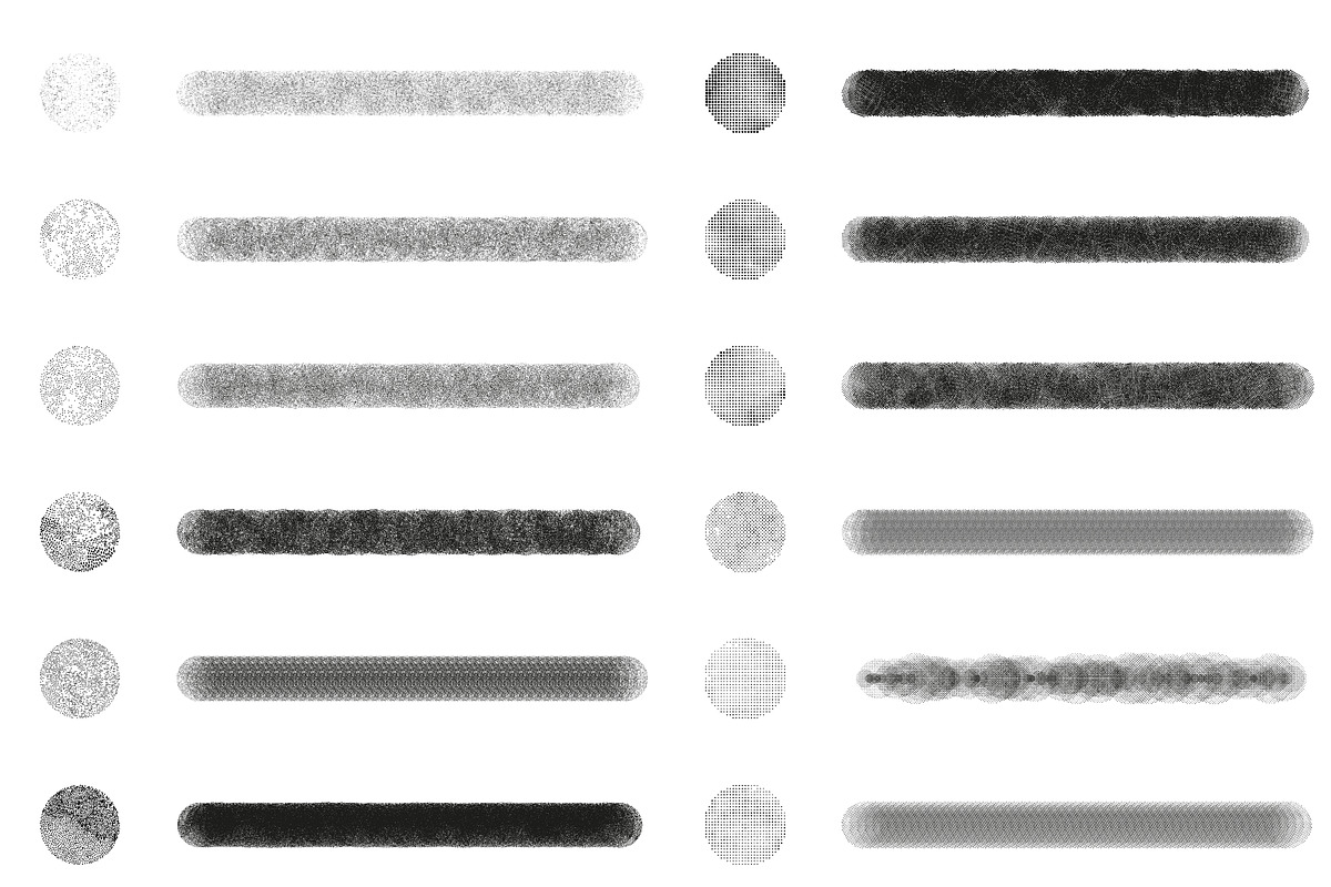 AI Mixed Scatter Brushes [i], a Brush Add-On by 103cia (Photo 2 of 3)