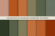 Dotted & striped vintage backgronds, a Pattern Graphic by ExpressShop (Thumbnail 1 of 3)