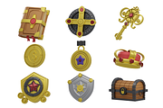 3D Medieval Fantasy Treasures, an Object 3D Model by Dudukbersama (Thumbnail 3 of 3)