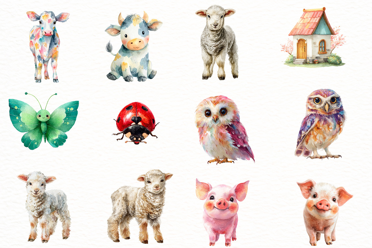 Happy Spring Clipart, an Illustration by Designworld (Photo 7 of 7)