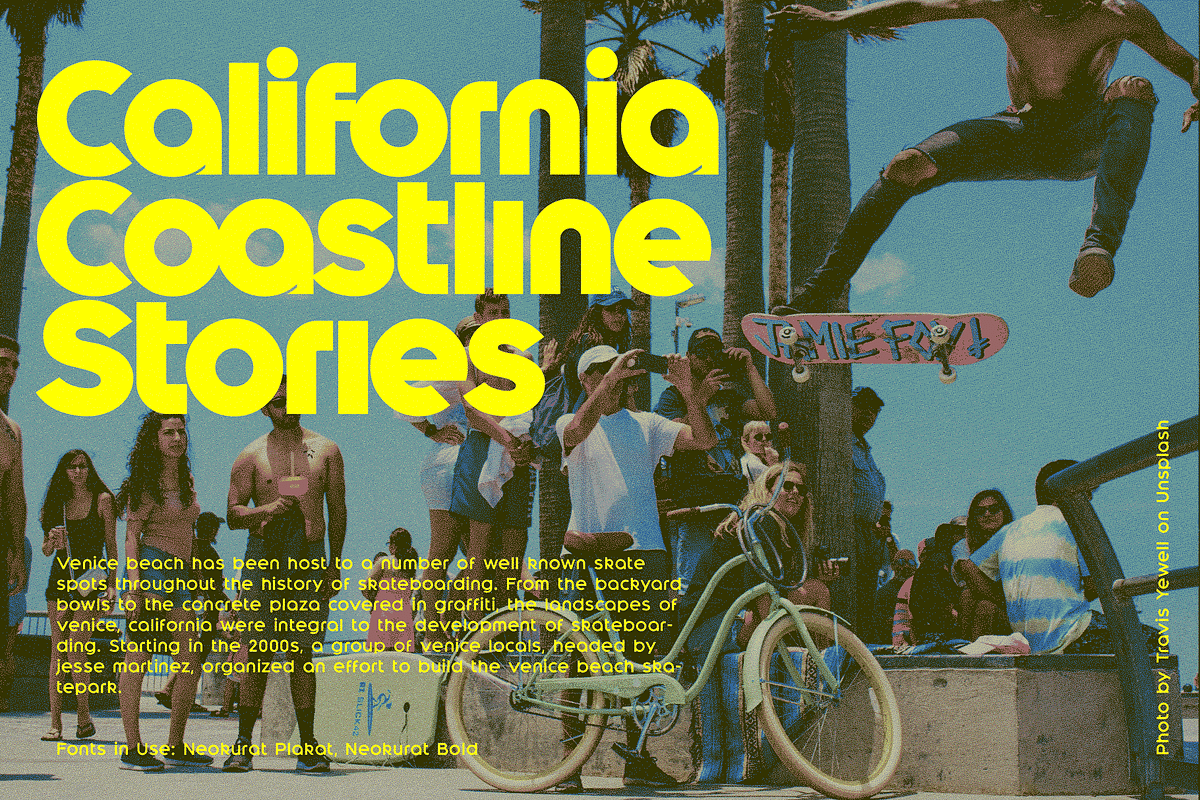 Neokurat Plakat – Display Font, a Sans Serif Font by Gridlounge (Photo 5 of 10)