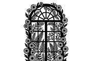 50 Floral French Window Ornament, a Decorative Illustration by Amazin_art (Thumbnail 22 of 35)