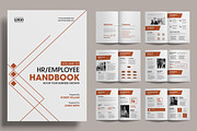 Creative HR Employee Handbook Layout, a Brochure Template by ContestDesign (Thumbnail 1 of 3)