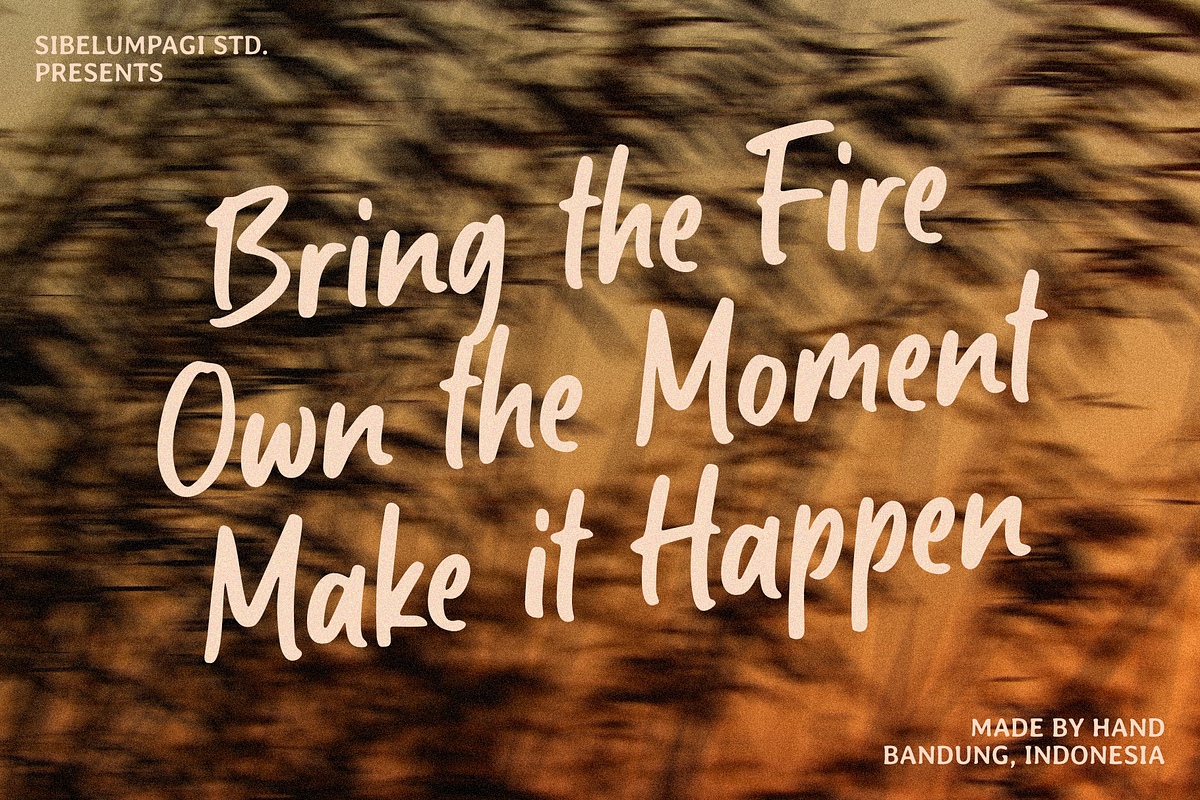 Amberless Daydream - Marker Font, a Handwritten Font by Sibelumpagi Studio (Photo 6 of 9)