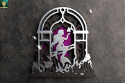 Mermaid 3D Layered Laser Cut File, a Decorative Illustration by pixaroma (Thumbnail 5 of 8)