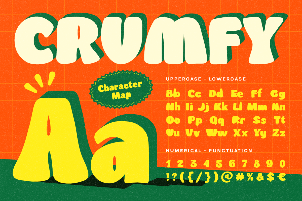 Crumfy, a Sans Serif Font by Artisan Themes (Photo 2 of 10)