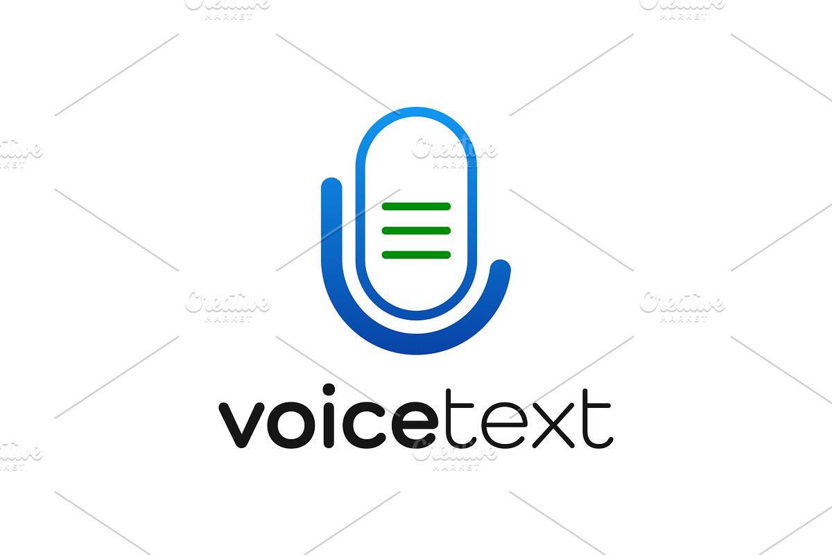 voice text logo, a Branding & Logo Template by Abdul Aris (Photo 2 of 2)