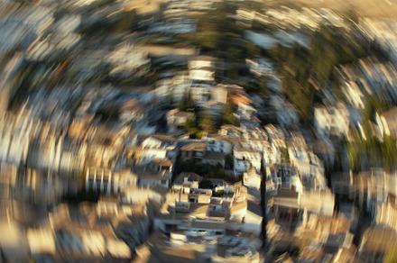 Bright photo with blurred view