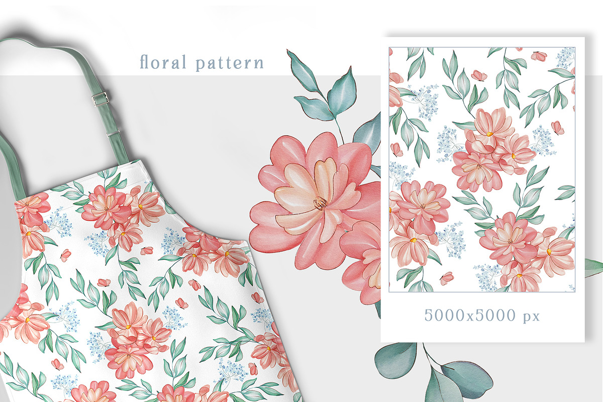 Lovely Garden. Pattern collection, a Pattern Graphic by DamriNa art (Photo 11 of 11)