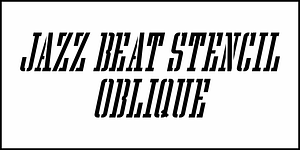 Jazz Beat Stencil JNL