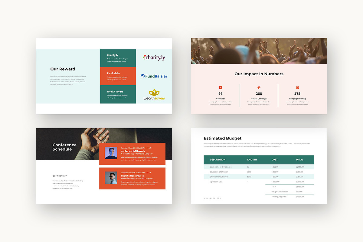 Avra : Fundraising Keynote, a Presentation Template by Punkl Camp (Photo 4 of 16)