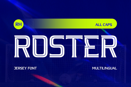 RH Roster Sport Font, a Font by Rhtype