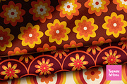Groovy Flowers 10 Seamless Patterns, a Pattern Graphic by Yasmine Patterns (Thumbnail 5 of 9)