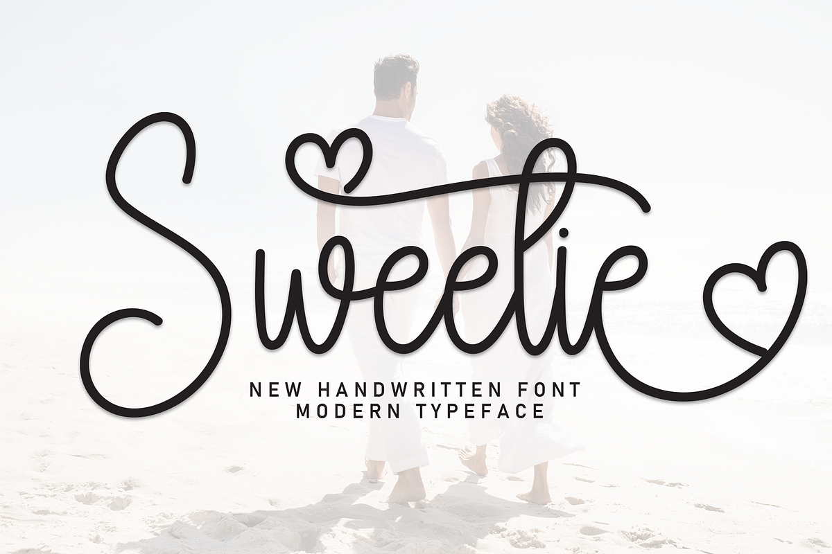 Sweetie | Script Font, a Handwritten Font by Scratchones (Photo 1 of 9)