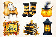 Cozy Halloween Sublimation Clipart, an Illustration by Dream Creation (Thumbnail 3 of 7)