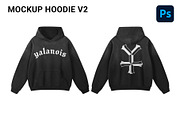 mockup hoodie V2, a Hoody Mockup by yalanois (Thumbnail 1 of 5)
