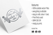 Barber Shop Logo, a Branding & Logo Template by vectorlogos89 (Thumbnail 1 of 2)