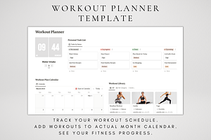 Digital Notion Workout Tracker