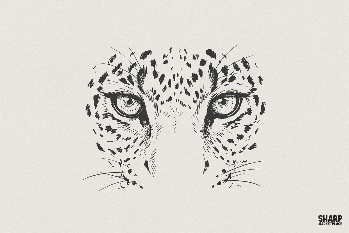 Leopard Eyes PNG, Wild Animal, an Illustration by SharpMarketplace (Photo 1 of 4)
