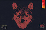 GREY WOLF - Vector illustration, an Animal Illustration by Artistic & Unique (Thumbnail 2 of 12)