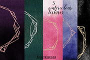 Geometry/Art Deco Style Frames Set, an Object Graphic by Scarlet Island (Thumbnail 5 of 5)