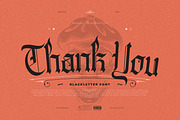 Rosezy Striking Blackletter Font, a Blackletter Font by infernostudio3 (Thumbnail 10 of 10)