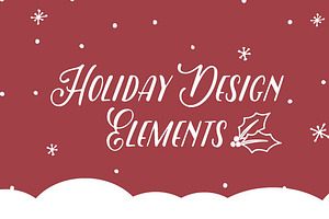 139 Holiday Design Elements