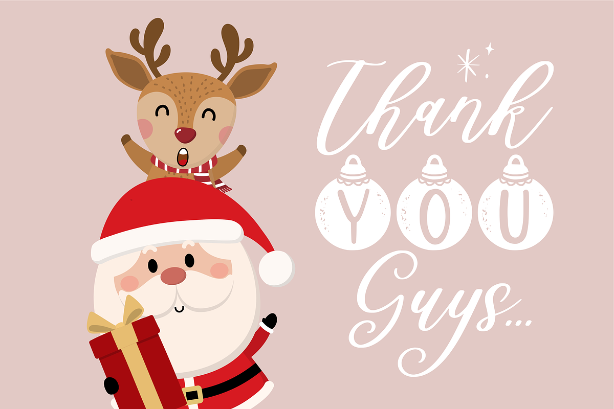 Jingle Balle A Christmas Font, a Font by Allouse Studio (Photo 11 of 11)