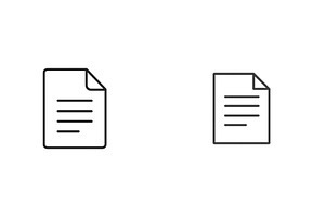 Document icons representing various, a Technology Illustration by ZinetroN
